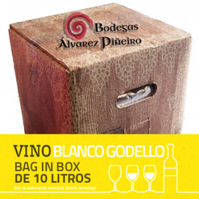 Vino godello en bag in box de 10 litros